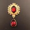 Estilo Broche Grande --- Accesorios para Joyería DIY al por Mayor, Broches de Flor con Pedrería, Colgantes de Piedras Preciosas de Gota de Agua, Accesorios para el Cabello y Materiales para Tocados