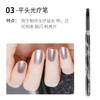 Novo Conjunto de Pincéis para Nail Art em Acrílico, Estilo Tradicional de 6 Peças, Caneta de Fototerapia, Caneta para Desenho de Linhas, Caneta de Flor de Renda, Ultra Fina