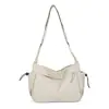 Bolsa Transversal Feminina de Nylon Nova para Primavera Transfronteiriça Bolsa de Ombro de Grande Capacidade para o Trabalho Bolsa Escolar Literária para Estudante Bolsa de Viagem
