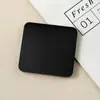 Espelho Pequeno Dobrável Rosa Personalizado, Espelho de Bolso Mini Ampliador Portátil de Dupla Face, Espelho de Maquiagem