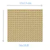 Placa Base de Blocos de Montar de Partículas Pequenas 16*16 Pontos 13*13cm Face Única DIY Acessórios para Minifiguras Dropshipping