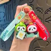 Chaveiro Pingente Boneco Panda Fruta Mahjong Lembrança Base de Chengdu Decoração de Mochila Escolar Desenho Animado Criativo