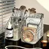 Tubo de Armazenamento para Pincéis de Maquiagem Caixa de Armazenamento de Cosméticos para Mesa Rack de Armazenamento para Batom Perfume Máscara Caixa Porta-Canetas Balde para Pincéis de Maquiagem