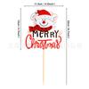 Criativo Boneco de Neve de Feliz Natal Cartão de Bolo de Árvore de Natal Cartão de Decoração de Festa com Tema de Natal