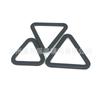 Botón Triangular Colgante de Aleación de Zinc de 18 mm con Chapado Botón Metálico Decorativo de Ajuste Hebilla Triangular
