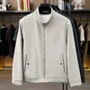 Chaqueta para Primavera y Otoño, Nuevo Modelo 2026 para Hombre, Chaqueta Casual de Color Sólido para Todas las Estaciones para Hombres de Mediana Edad y Mayores