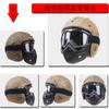 Equipo para Motociclista Gafas Retro con Máscara Facial Gafas para Carreras de Motocicletas Todoterreno Gafas para Montar Gafas para Casco Fresco
