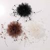Super Hada Estilo Suave Perezoso Borla de Perlas Flor de Malla DIY Horquilla Hecha a Mano Accesorios para el Cabello de Mujer Accesorios para Ropa