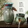 Ornamentos de Água Corrente, Água Circulante, Paisagismo de Cachoeira para Aquário Tradicional, Conjunto Completo de Vasos de Cerâmica, Filtro de Peixe Atrator de Riqueza