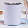 Caneca de aço inoxidável 304 camada dupla com alça copo térmico portátil a vácuo moda carro copo de café a vácuo