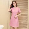 Ropa de Trabajo de Esteticista de Salón de Belleza para Mujer Recepción de Hotel Té Salud Arte Masaje de Pies Club Aspecto Adelgazante Ropa Elegante Profesional