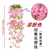 Flores de Jazmín de Invierno Artificiales de Pared para Decoración Interior y Exterior, Colgante de Pared para el Hogar, Adornos para Paisajismo de Bodas en Jardines Exteriores, Patio