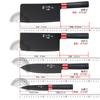 Juego de Cuchillo de Cocina de Acero Inoxidable y Tabla de Cortar Juego Completo de Cuchillo de Cocina para el Hogar Cuchara Sopera Espátula Combinación de Utensilios de Cocina Cuchillo de Comercio Exterior