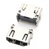 Interfaz de Alta Definición HDMI Hembra 19 Pines Horizontal Patch Conector HDMI Transmisión de Video Socket de Cuerpo Corto Fabricante