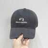 Gorra de Béisbol Bordada de Cabeza Grande Estilo Nuevo para Mujer Otoño e Invierno Estilo Coreano Sombrero de Sombra Versátil Muestra la Cara Gorra Pequeña para Hombre