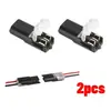 Conector de Enchufe Intermedio D2, Sin Soldadura, Sin Pelado, Conector LED Extraíble, Bloque de Terminales Rápidos de Enchufe Doble Hilo