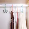Gancho para bolso giratorio creativo de cuatro garras zapatero tendedero para corbatas bufanda perchero para abrigos perchero de plástico perchero