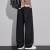 Jeans Masculino Novo Estilo Americano para Outono/Inverno 2026, Semi-Elástico, Corte Reto, Solto, Confortável, Versátil, Simples, Calça Longa para Homens