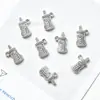 Acessórios DIY de Liga de Zinco 16x10mm Mini Pingente Garrafa de Leite Colar Pulseira Roupas Bolsa Enfeites Pendurados Acessórios Atacado
