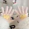 Nuevos Guantes Lindos de Estrella con Alas y Lazo para Mujer Invierno Alta Apariencia Versión Estudiante Ciclismo Cálido Protección contra el Frío Versátil