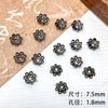 Pingente de Liga Preto Arma Conta Espaçador Torus Tee DIY Colar de Contas Pulseira Acessórios de Joalheria Material de Acessórios