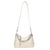 Bolso Bandolera para Mujer de Nuevo Estilo Transfronterizo, Moderno, Sencillo y de Alta Gama, Bolso de Hombro Versátil, Bolso Baguette de Color Contrastante