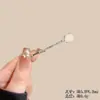 Presilha de Cabelo com Strass 2026 Novo Modelo Presilha Reta de Alta Qualidade Super Apertada Antiderrapante Presilha Lateral Presilha para Franja