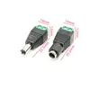 Adaptador de energia DC plug sem solda 5.5*2.1mm adaptador adaptador adaptador DC para terminal de parafuso LED