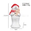 Boneco de Neve Marido Novo Três Ursos Anjo Pássaro Vermelho de Natal Veado Dourado Veado Prateado Casa Artesanato de Resina