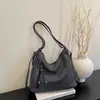 Bolsa de ombro moderna de malha, grande capacidade, multifuncional, tendência, mochila, bolsa transversal, nova bolsa de ombro de nylon