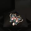 Broche de flor de peonía antiguo y elegante, estilo nacional retro, temperamento de alta calidad, ramillete de flores, cheongsam, hanfu, accesorios.
