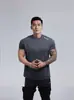 Nova Camiseta de Gola Redonda Plus Size de Verão Shell Macio Clone Algodão Caimento Manga Curta Antirrugas Secagem Rápida Respirável Fitness Masculino