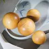 Pelota de Salud de Ciprés Juguete de Madera Pelota Sólida Pelota de Fitness Masajeador de Manos para Adultos Mayores Balonmano
