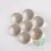 100 Peças de Bolas de Vidro Transparente com Glitter de 25mm, Bolas Redondas Industriais Sólidas Transparentes de 2,5cm para Caça ao Tesouro
