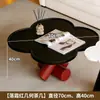 Design de mesa de centro geométrica minimalista, artístico e criativo, para salas de estar pequenas, uso doméstico, luxo leve, mesa de chá minimalista italiana de alta qualidade