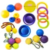 Pelota Flotante Eva Resistente a Mordeduras de Perro para Entrenamiento, Frisbee Suave, Anillo de Arrastre para Perros, Juguete Masticable para Dentición de Mascotas, 7 Años de Stock Genuino