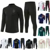 2627 Ropa de entrenamiento para niños, Ropa de entrenamiento de otoño e invierno del Atlético de Madrid, Ropa de entrenamiento del Inter de Milán, Conjuntos de entrenamiento del Miami, Ropa de manga larga del Real Madrid para niños