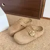Zapatos Birkenstock suela blanda cobertura total Zapatos Birkenstock para mujer suela gruesa zapatos individuales para uso en exteriores 2026 otoño nuevos chanclas sin cordones punta cerrada