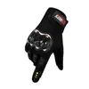 Guantes de motocicleta de dedo completo para hombre protectores para exteriores de piloto de dedo largo deportivos transpirables de carreras de moto de medio dedo