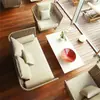 Sofá de exterior, silla de sofá de ratán, juego de tres piezas, muebles de exterior para el ocio, resistente al agua y al sol, ratán tejido, muebles para jardín y patio