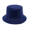 Sombrero de Pescador de Doble Cara con Logo Bordado Personalizado Sombrero de Algodón Sombrero de Sol para Niños Sombrero Cubeta Protector Solar para Hombres y Mujeres para Pesca al Aire Libre