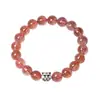 Yabin Retro Plata de Ley 999 Cuentas de Transferencia Hecho a Mano DIY Pulsera de Cuentas Budista Cuentas Espaciadoras de Plata Accesorios de Plata
