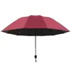 Paraguas Doble Extra Grande de 12 Varillas, Engrosado y Reforzado, Paraguas Especial para Hombre, Doble Propósito para Sol y Lluvia, Paraguas Plegable Manual para el Sol