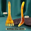 Peine de Masaje Multifuncional de Resina Terapia de Cabeza de Pulpo Masajeador Facial Palo Trazador de Puntos de Acupuntura Tabla Raspadora de Meridianos