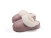 Pantuflas de Algodón Impermeables para Mujer en Otoño e Invierno Nuevo Estilo para Parejas para Usar en Casa y Afuera Suela Gruesa Antideslizante Eva Forradas de Felpa para Mantener el Calor Birkenstock Hombre