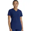 Blusa Poliéster Lavável Transfronteiriça Gola V Roupa Cirúrgica Manga Curta Roupa de Trabalho Odontológica Roupa Cirúrgica