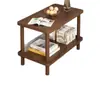 Mesa Lateral de Sofá Mesa de Centro Sala de Estar Uso Doméstico Estilo de Luxo Leve Pequena Mesa de Centro Mesa de Canto Retangular Armário de Cabeceira Mesa Lateral Pequena Simples
