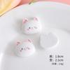 Set de gatito de dibujos animados cabezazo de perro accesorios de resina al por mayor hechos a mano material diy accesorios funda para teléfono móvil imanes para refrigerador