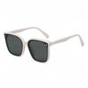 Gafas de Sol de Tres Puntos Mismo Estilo GM para Mujer Sentido de Alta Gama Estilo Coreano Moda Gafas de Sol con Marco Grande Protectoras Explosiones de Tiktok para Hombre