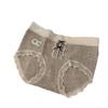 "Maravillosa Sensación de Nube" 10A Algodón Antibacterial Ropa Interior Femenina Dulce Moño Transpirable Entrepierna Larga Calzones de Algodón